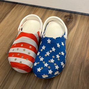 American Flag Crocs